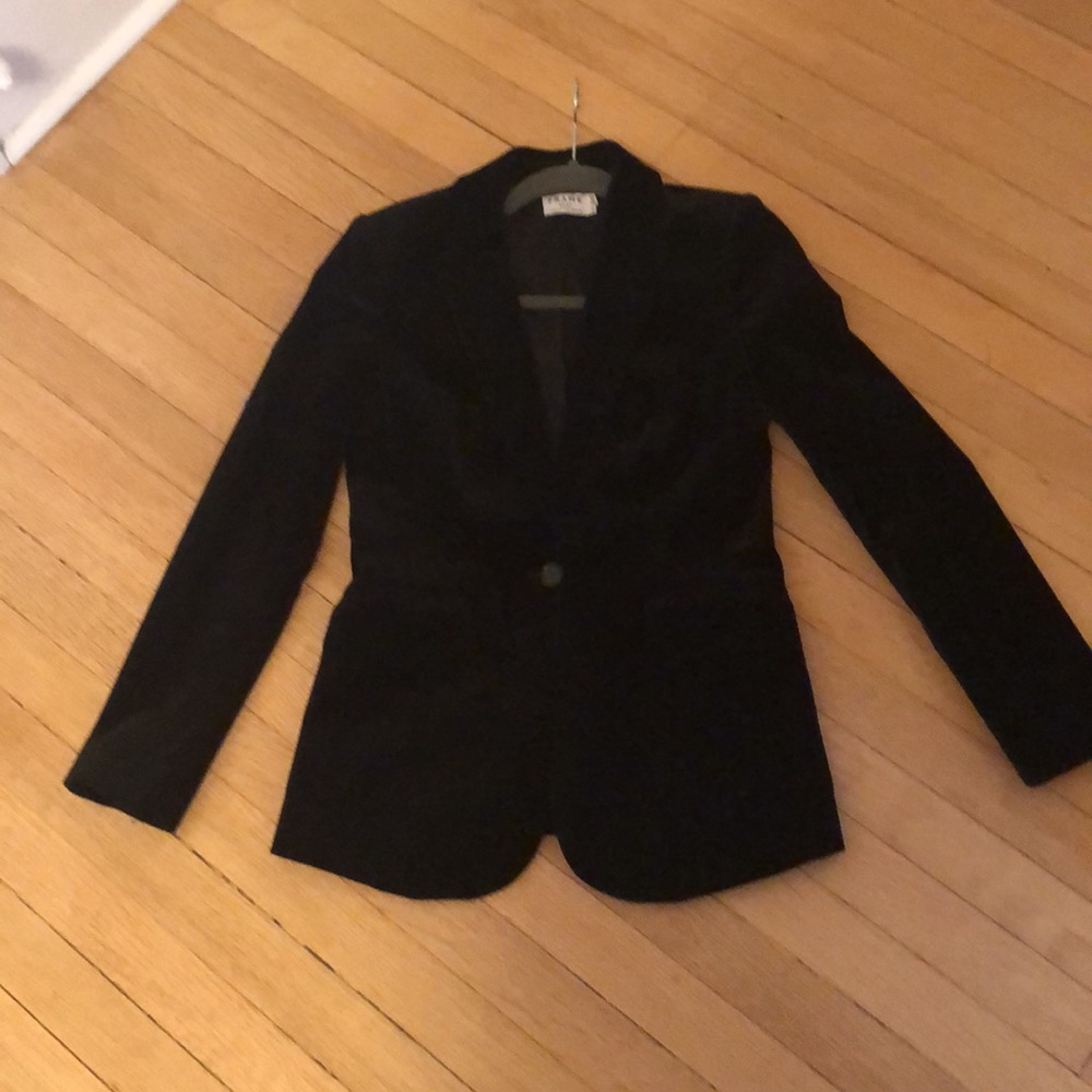 FRAME XS Black Velvet Blazer! Gorgeous!